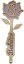Růže babičce - fialová