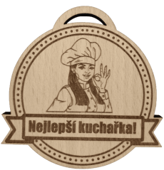 Medaile Nejlepší kuchařka! Medaile Nejlepší kuchařka!