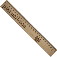 Pravítko 25 cm - paní učitelce