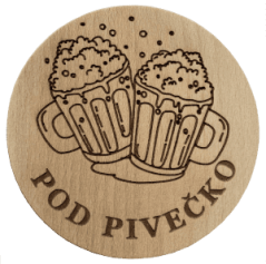 Podtácek kulatý - pod pivečko